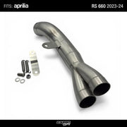 Extrema RS 660 Aprilia 2023-2024 De-Cat Midpipe by Gabro