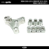 Bundle FlyHammer Chassis Adjustment Kit for Rsv4, +0 Engine Position and +/- 2.5mm Swingarm Pivot