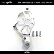 FlyHammer Sprocket Cover for Aprilia RS V Tuono V2 Silver