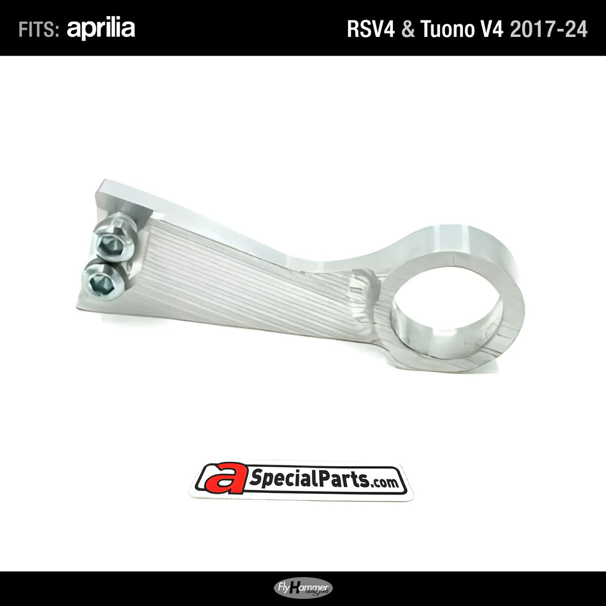 FlyHammer Support for original Exhaust for Aprilia RS V4 Tuono V4 2017-2024