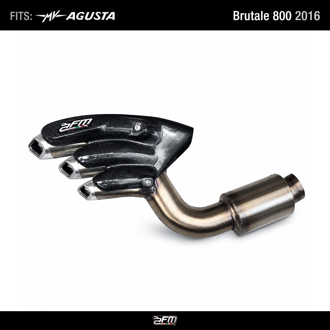 FM-PROJECTS Slip-On for MV Agusta Brutale 800 m/y 2016 FMMV004RSS