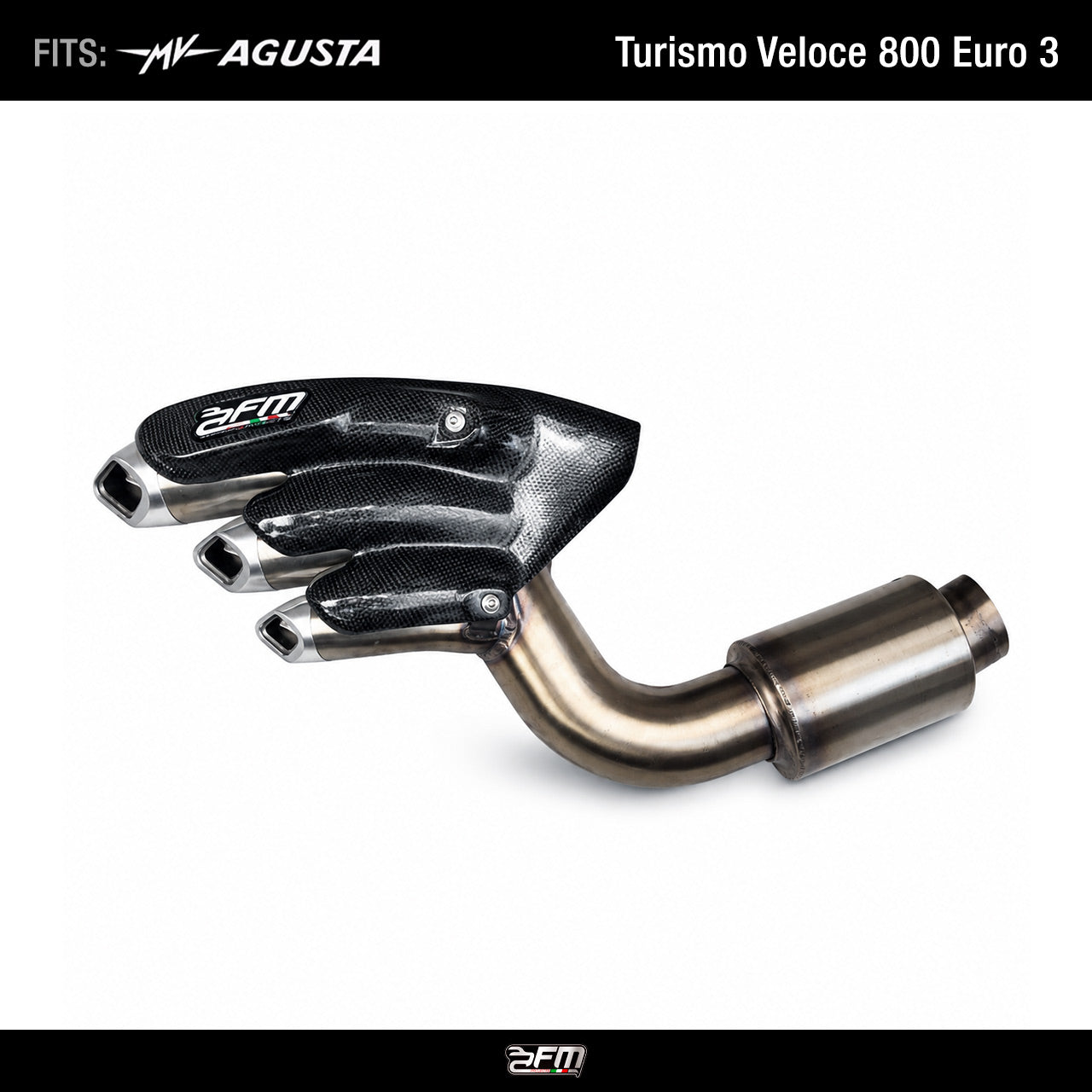 FM-PROJECTS Slip-On for MV Agusta Turismo 800 Veloce (no central stand) E3