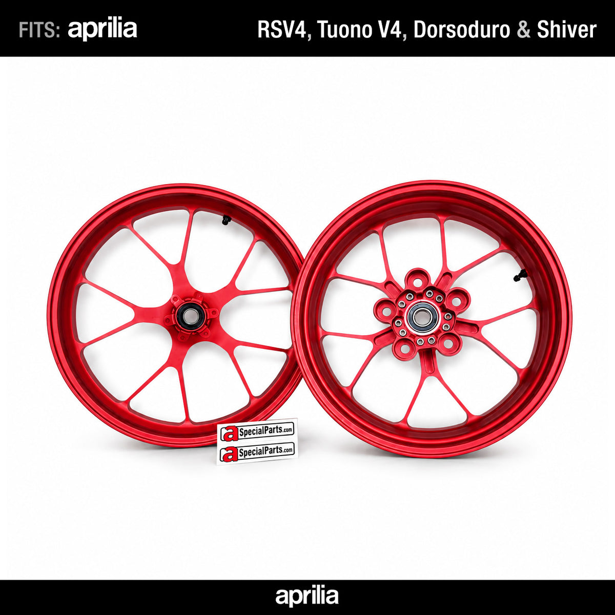 Forged Wheels OEM Aprilia RS V4 RF Red