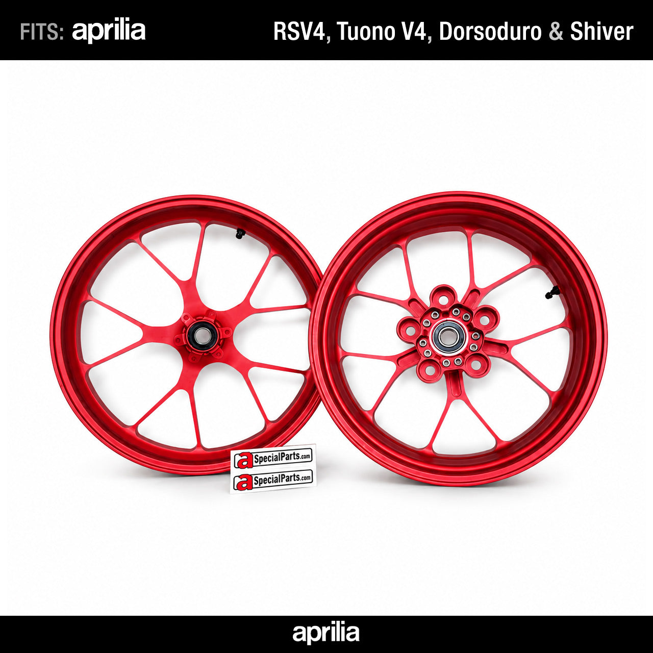 Forged Wheels OEM Aprilia RS V4 RF Red