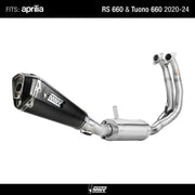 Full Exhaust Mivv Delta Race Carbon A.013.LDRC for Aprilia RS 660 Tuono 660 2020-2024