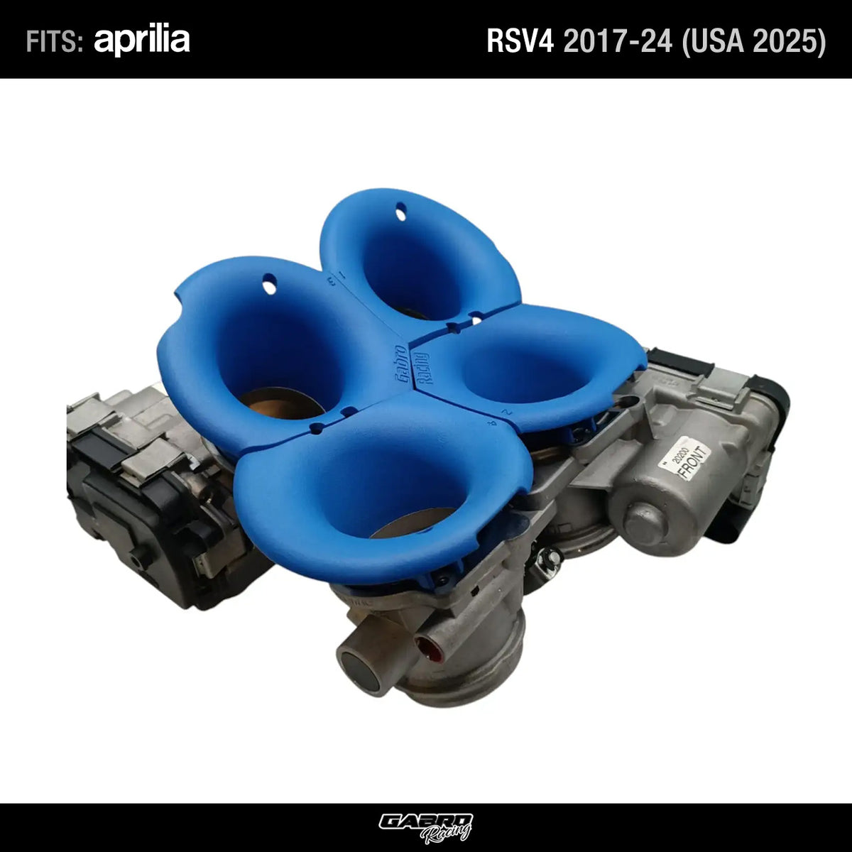 Kit Aprilia RS V4 2017-2024 (USA 2025): Big-Bore Velocity Stacks + 51mm BoRed Throttle Bodies