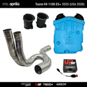 Kit Racing Stage 3.5 Tuono V4 1100 E5+ 2025 (USA 2026): Arrow header + UpMap + Airbox + Velocity Stacks