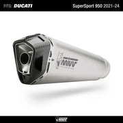 MIVV Delta Race Slip-On for Ducati SuperSport 950 2021-2024