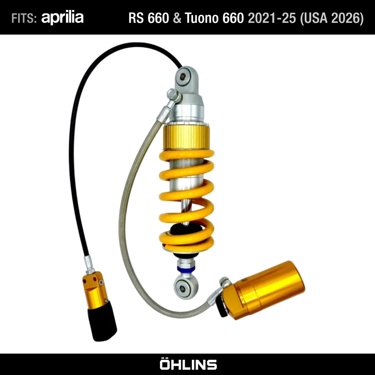Ohlins Rear Shock code AG2051 for Aprilia RS 660 TUONO 660