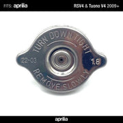Radiator Cap 1.8 BAR Aprilia RS V4 Tuono V4 2009 onwards