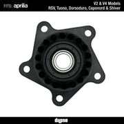 Rear Sprocket Holder (Black) By Dilone For RSV2/V4, Tuono V2/V4, Dorsoduro & Caponord