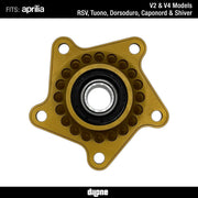 Rear Sprocket Holder (Gold) By Dilone For RSV2/V4, Tuono V2/V4, Dorsoduro & Caponord By Dilone