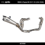 Spark GAP8804 Full Exhaust Konix EVO for Aprilia RS V4 Tuono V4 2017-2025 (USA 2026)
