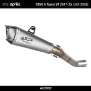 Spark Slip-on GAP0402T for Aprilia RS Tuono V4 2017-2025 (USA 2026)