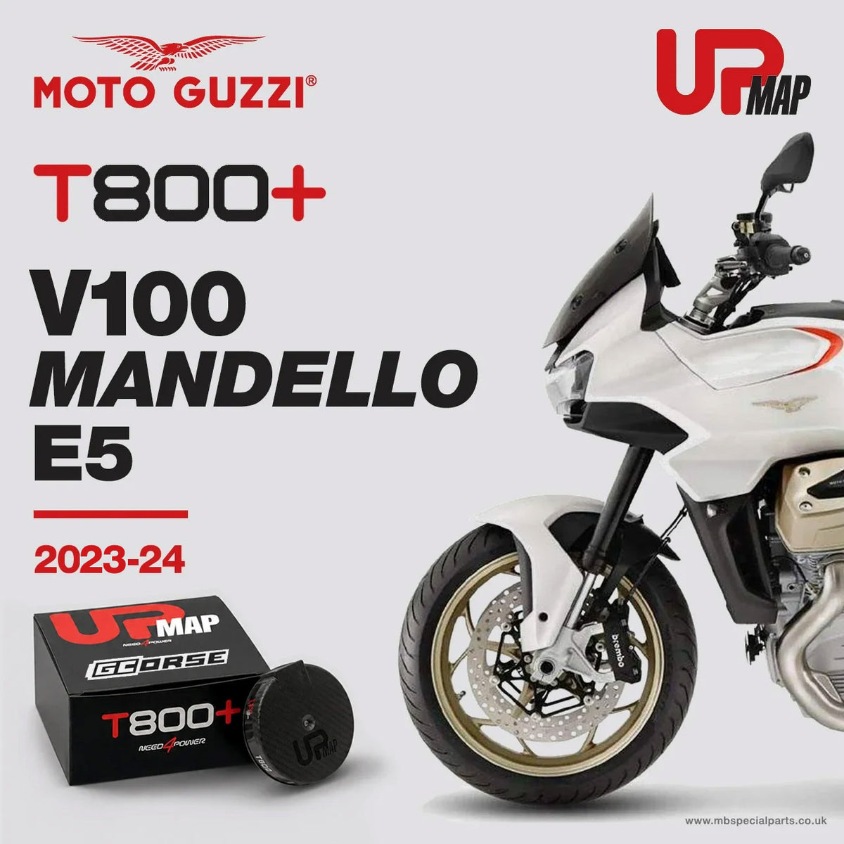 UpMap Moto Guzzi T800+ For V100 Mandello E5 2023-2024