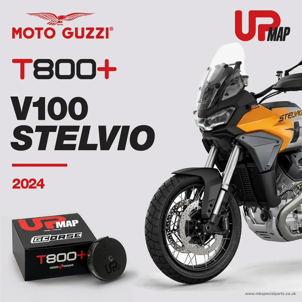 UpMap Moto Guzzi T800+ For Stelvio E5+ 2024