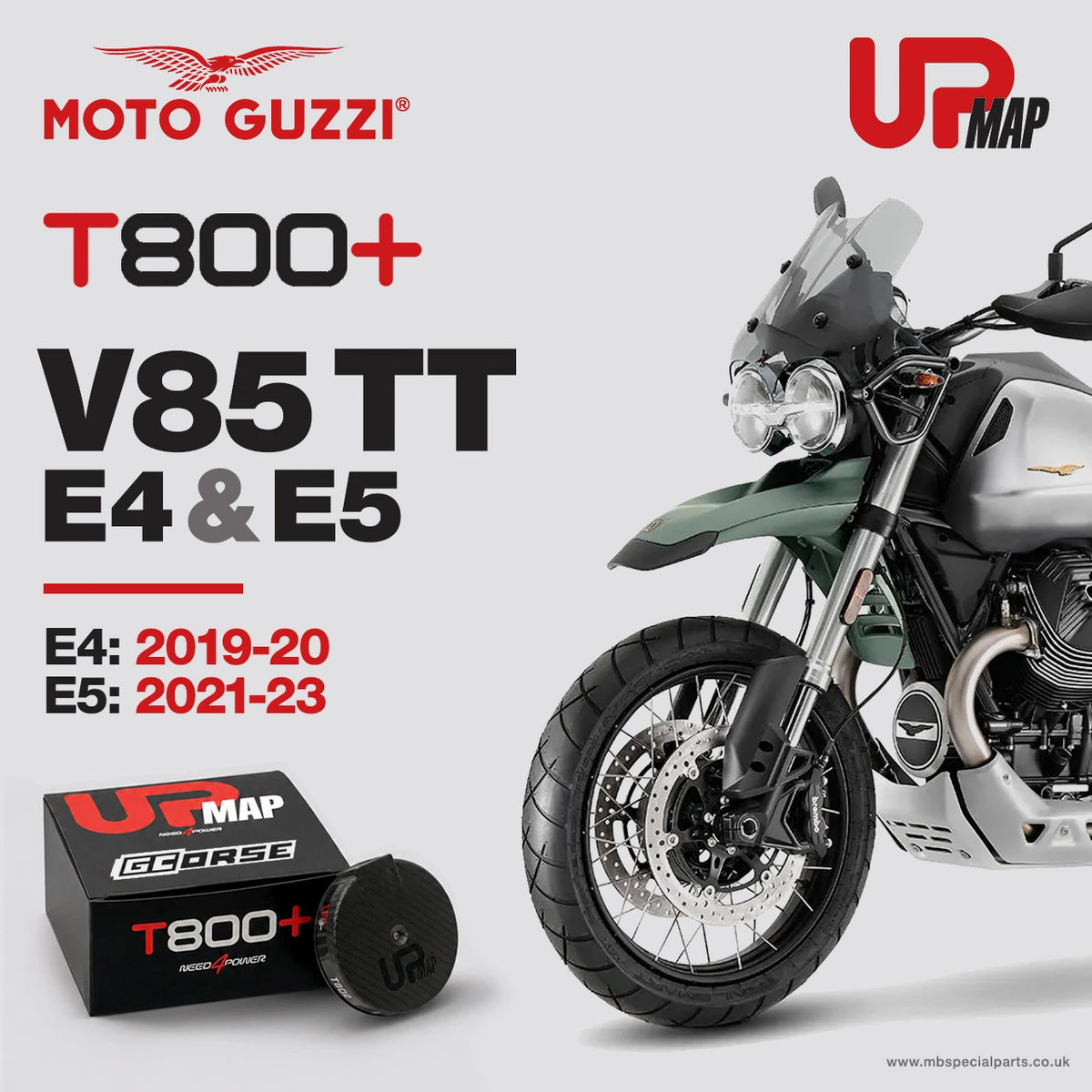UpMap Moto Guzzi T800+ For V85 TT E4 2019-2020