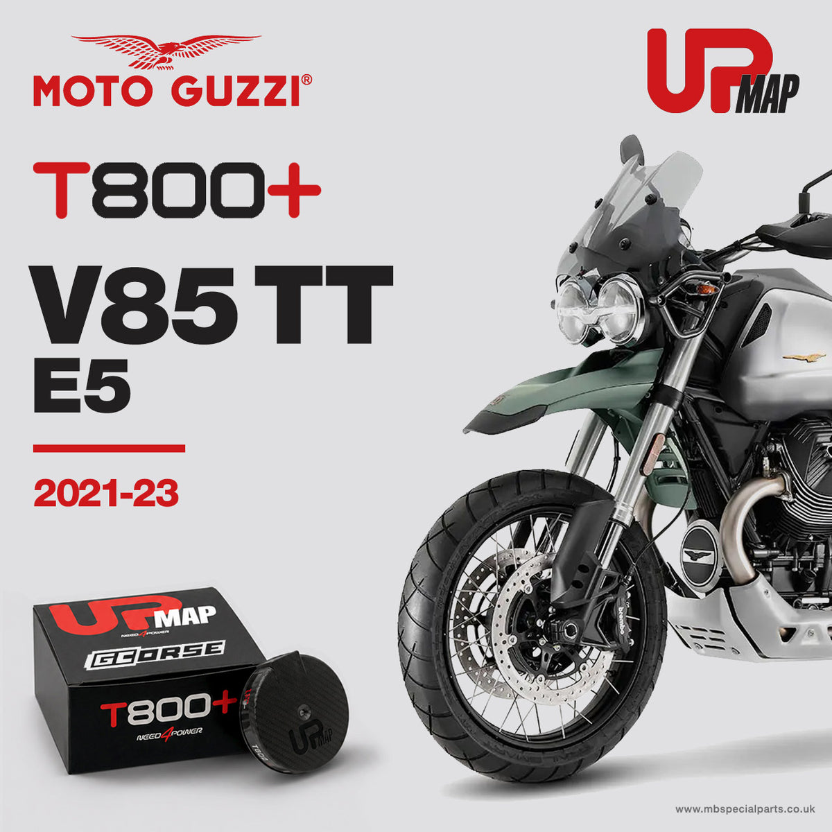 UpMap Moto Guzzi T800+ For V85 TT 850 E5 2021-2023