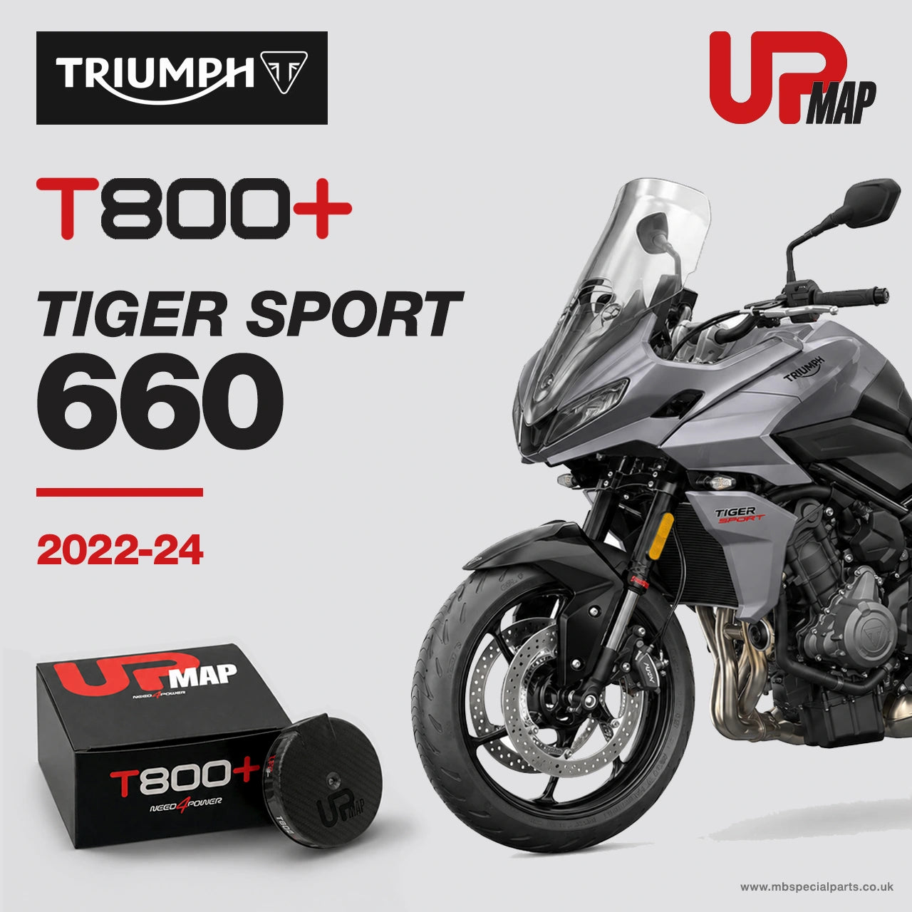 UpMap T800+ for Triumph Tiger Sport 660 2022-2024