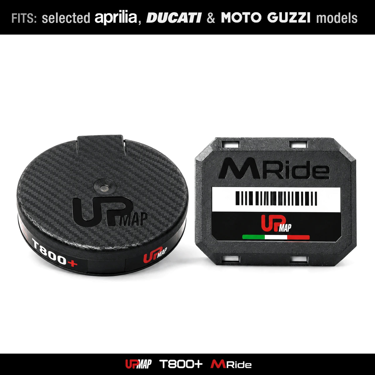 Bundle: UpMap M-RIDE & T800+ (Selected Aprilia, Ducati & Moto Guzzi Models)