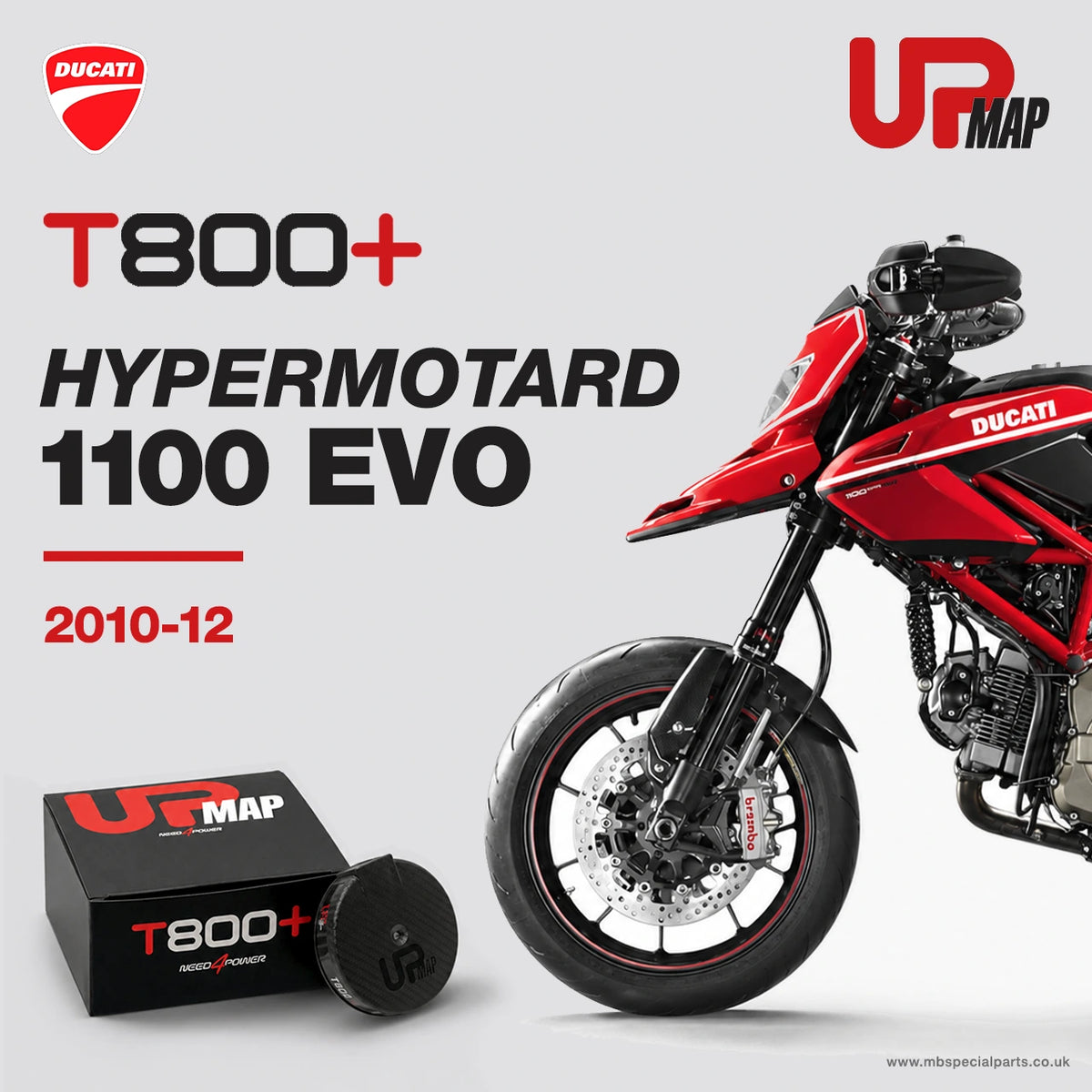 UpMap Ducati Hypermotard 1100 Evo 2010-2012