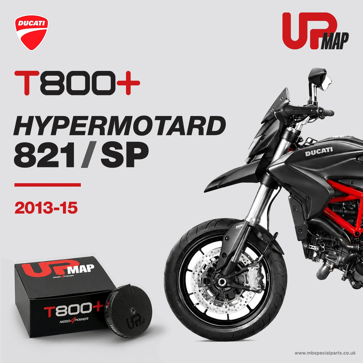 UpMap Ducati Hypermotard 821 / SP 2013-15