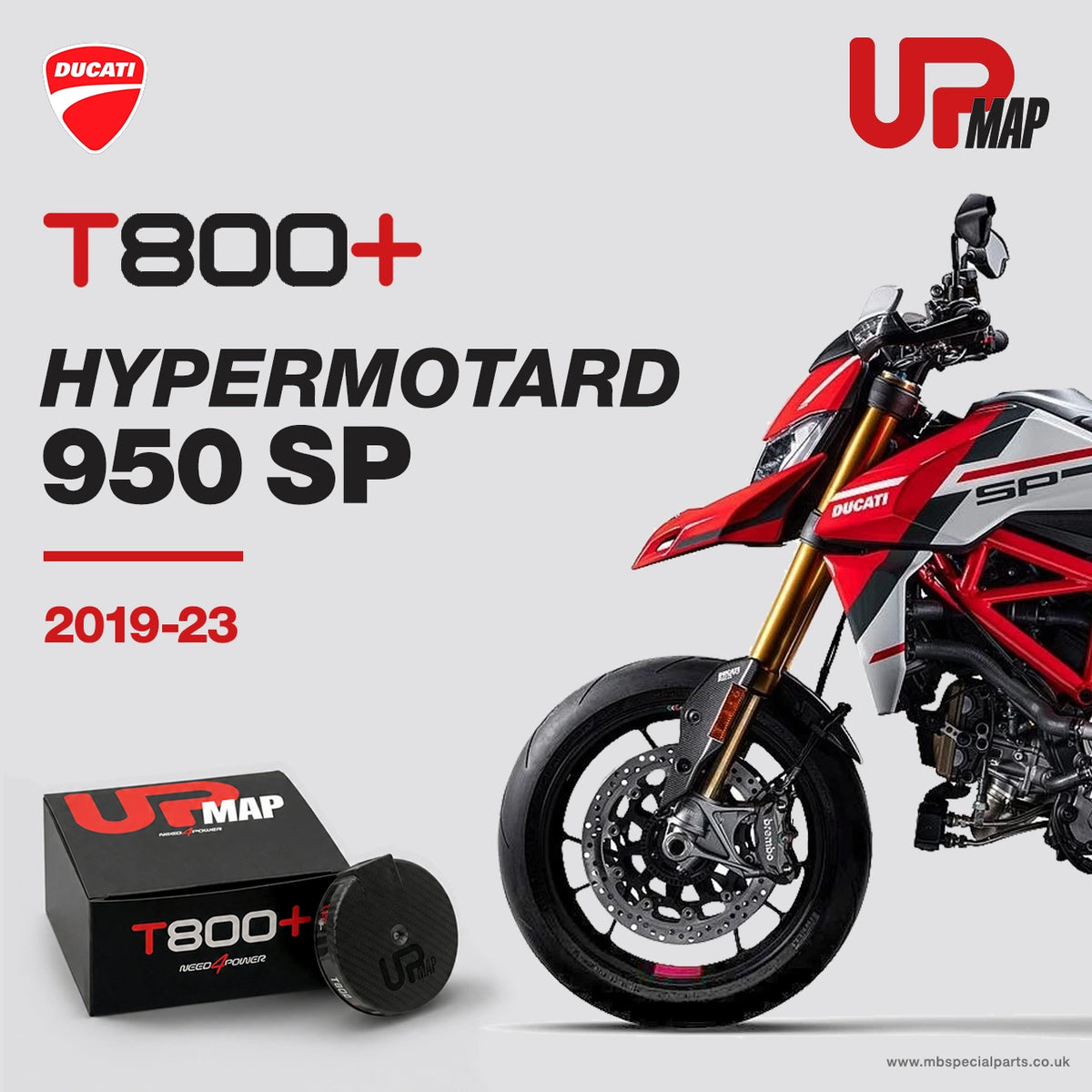 UpMap Ducati Hypermotard 950 (SP) 2019-23