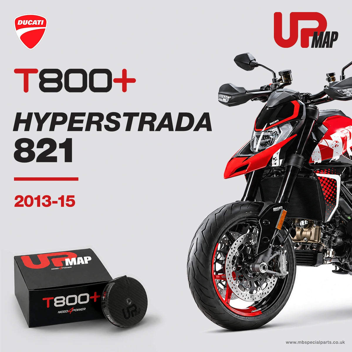 UpMap Ducati Hyperstrada 821 2013-15