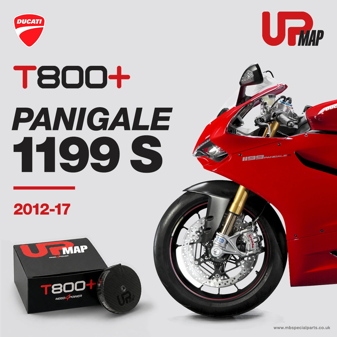 UpMap Ducati Panigale 1199 (S) 2012-2017