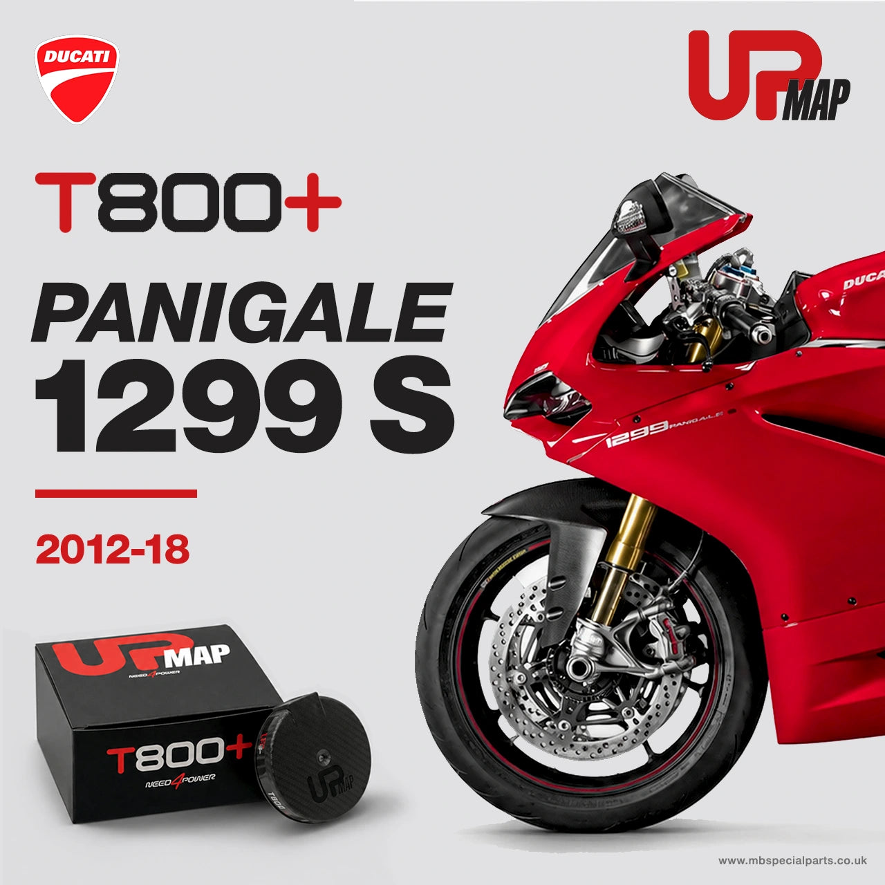 UpMap Ducati Panigale 1299 (S) 2012-18