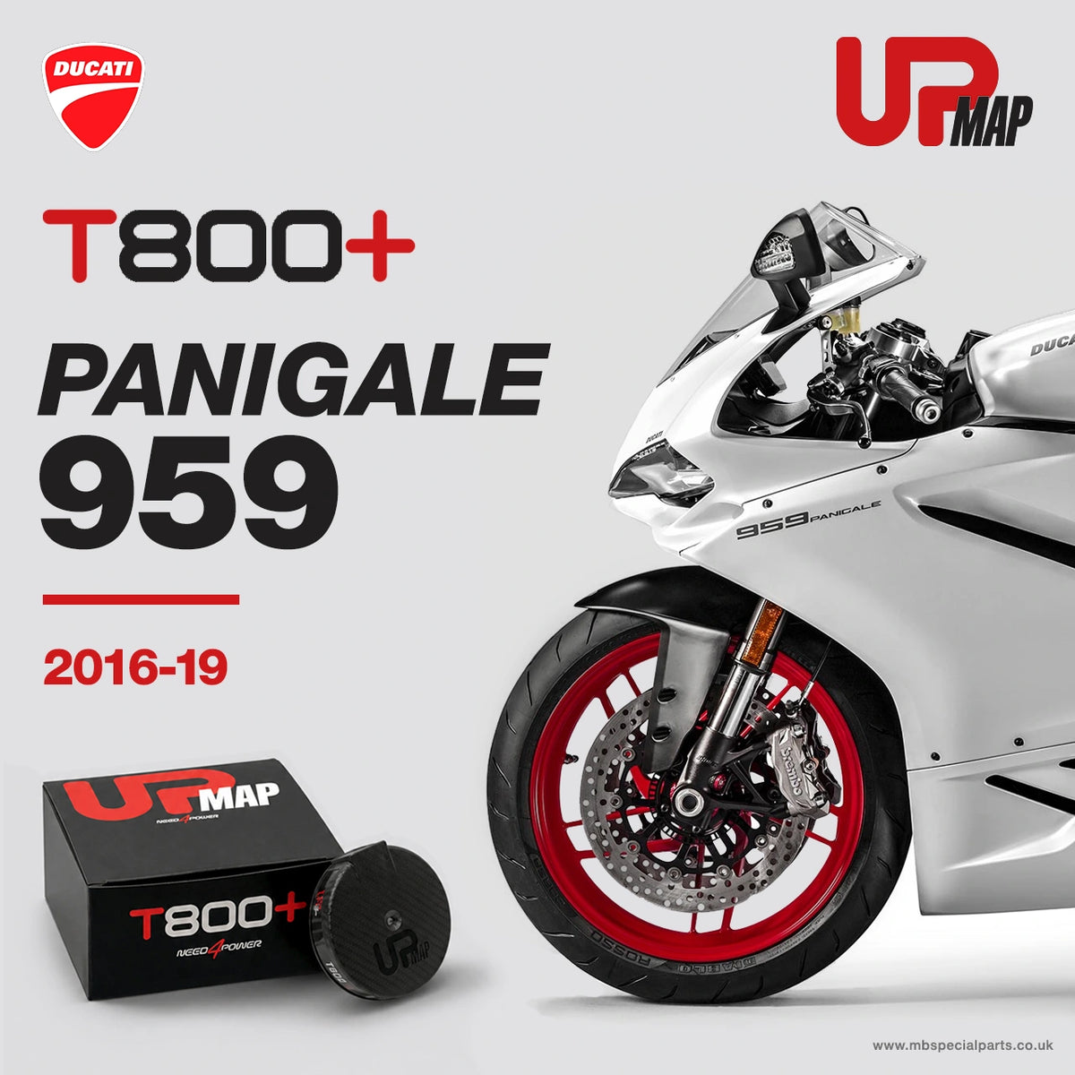UpMap Ducati Panigale 959 2016-2019