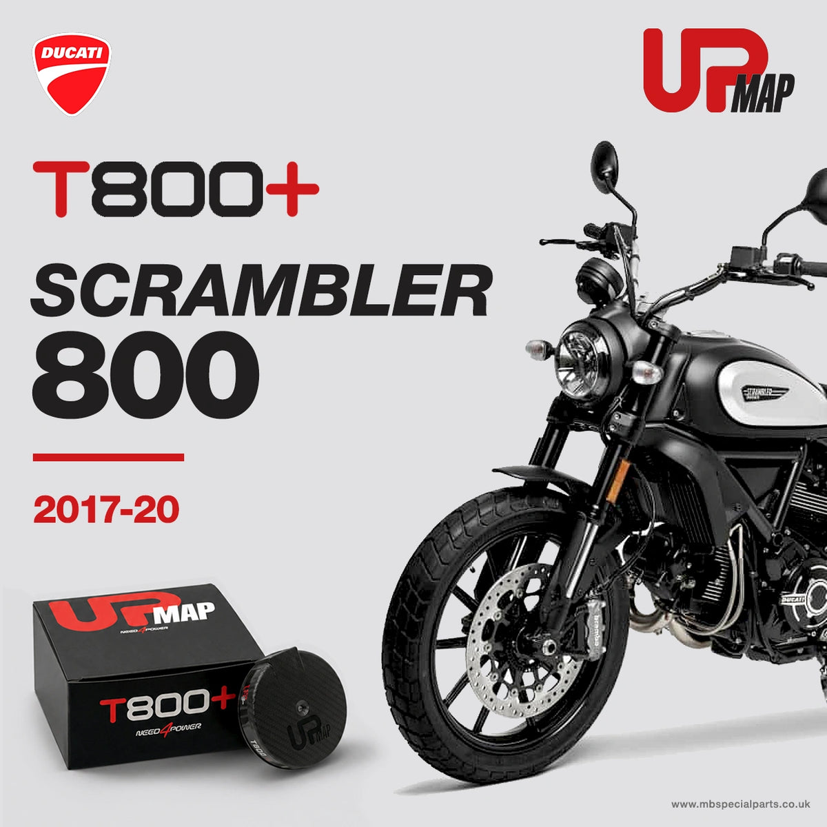 UpMap Ducati Scrambler 800 2017-20