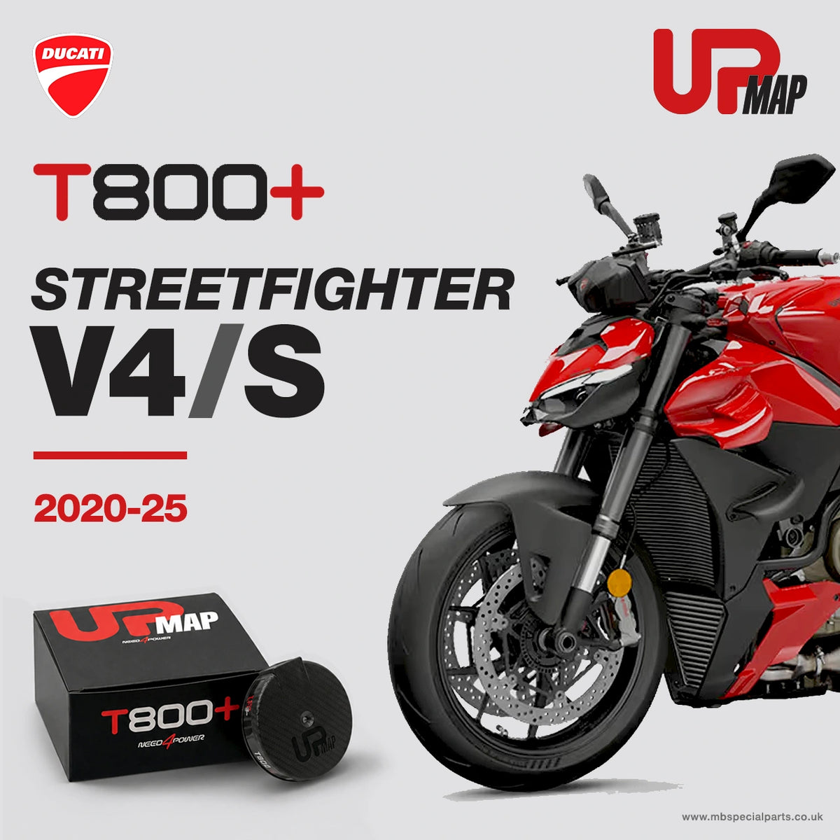 UpMap Ducati Streetfighter V4 / S 2020-25