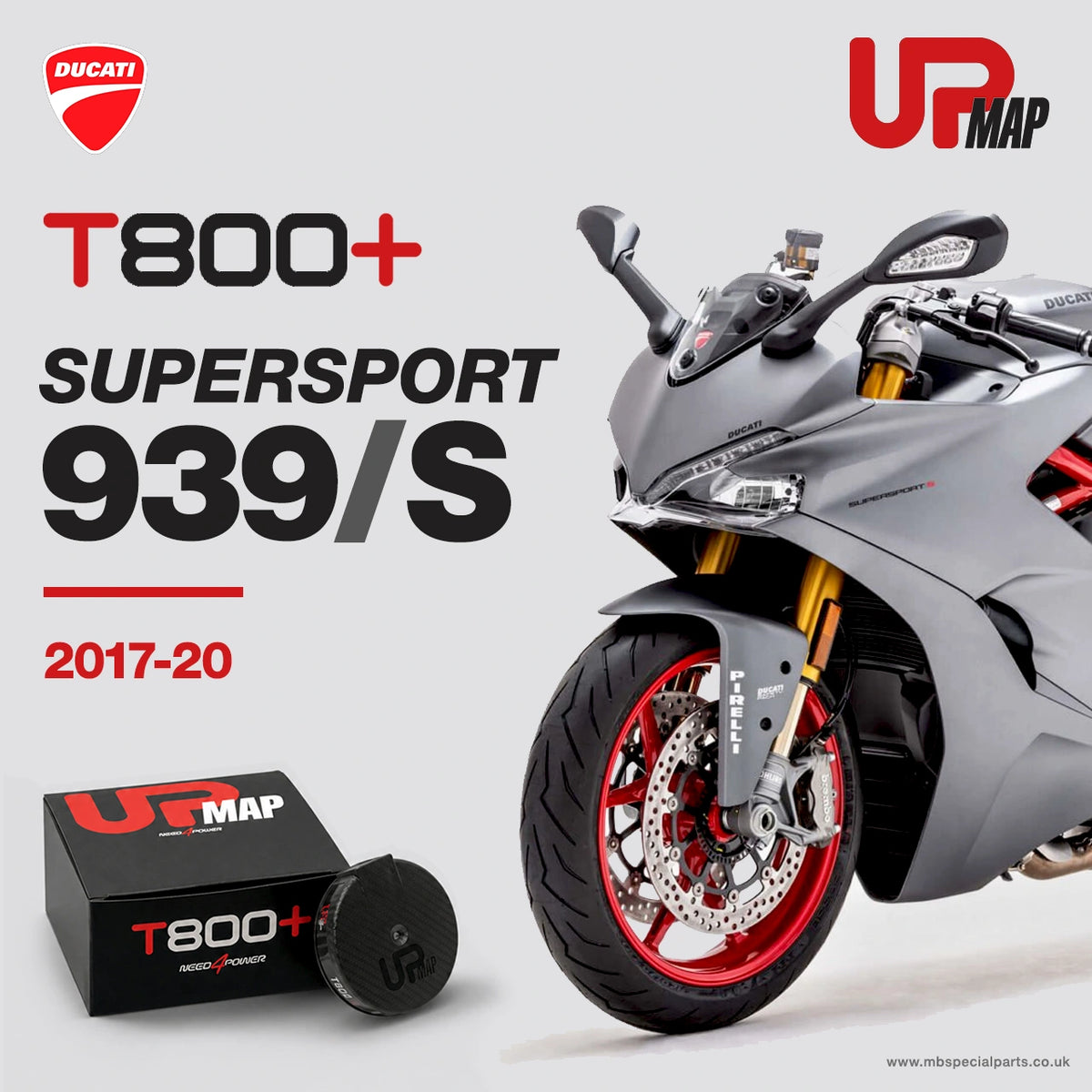 UpMap Ducati Supersport 939 / S 2017-20