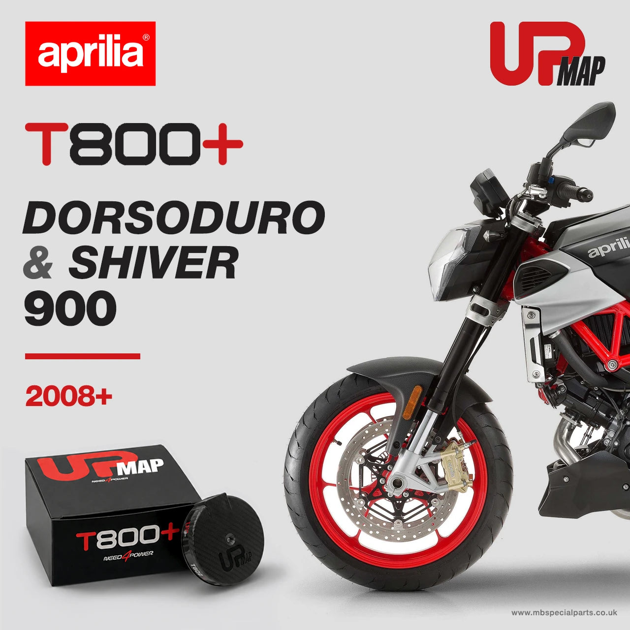 UpMap Aprilia T800+ for Dorsoduro and Shiver 900