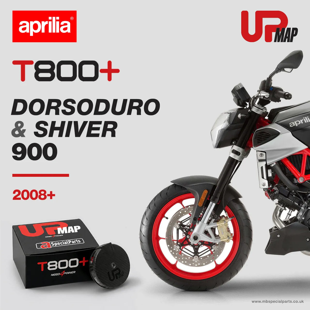 UpMap Aprilia T800+ for Dorsoduro and Shiver 900
