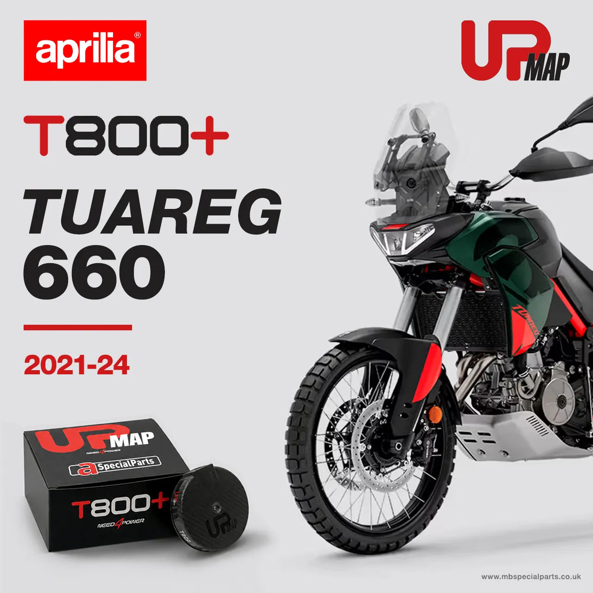 UpMap Aprilia T800+ for Tuareg 660 2021-2024