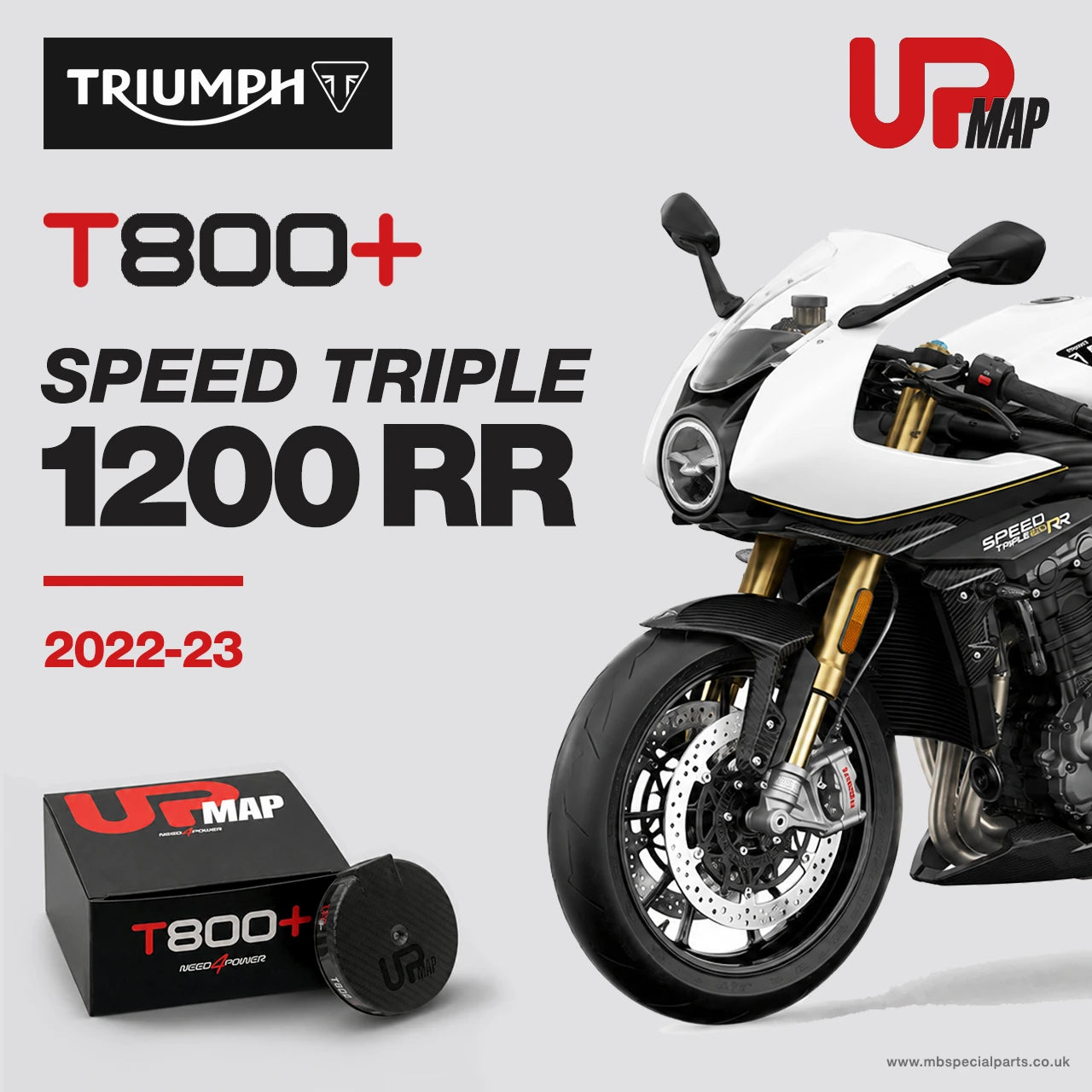 UpMap T800+ for Triumph Speed Triple 1200 RR 2022-2023