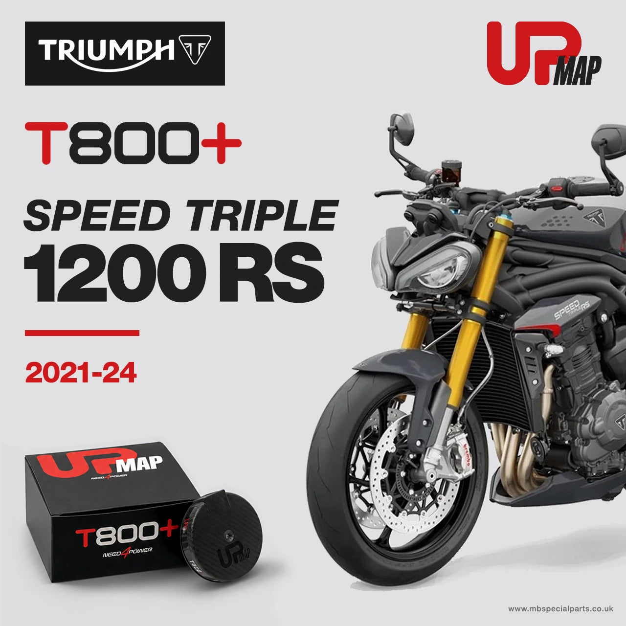 UpMap T800+ for Triumph Speed Triple 1200 RS 2021-2024