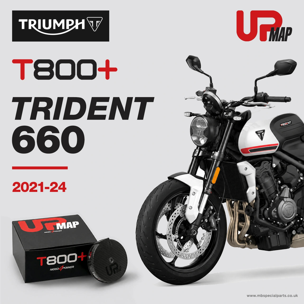 UpMap T800+ for Triumph Trident 660 2021-2024