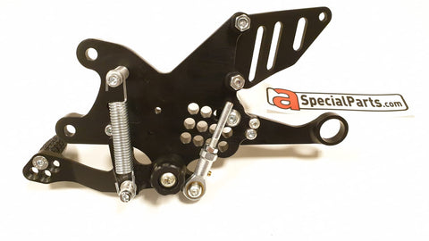 Black FLYHAMMER REARSET FOR RSV4 TUONO Aprilia