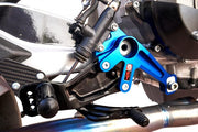 Rearset Brackets with adjustable swingarm pivot position for Aprilia RS 660 Tuono 660 by GRT